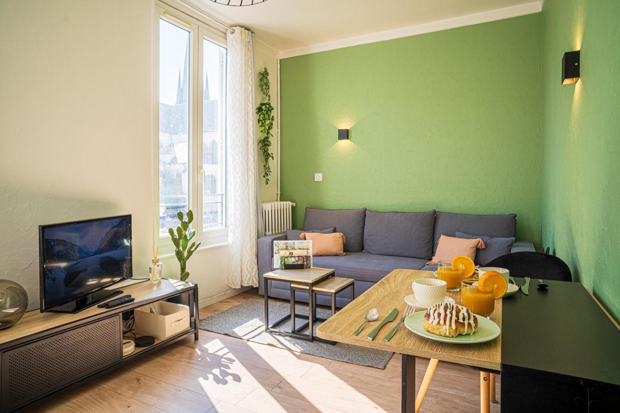 Hypercentre- Confort Premium - Home Cinema - Parking Facile Troyes Exterior foto